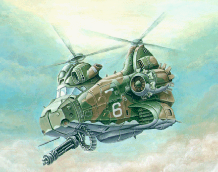 Concept artwork included in the Sega Saturn port of the game