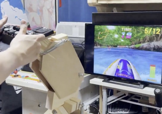 Aqua Jet Play Tester Replicates The Arcade Experience With "Unhinged" Prototype Controller