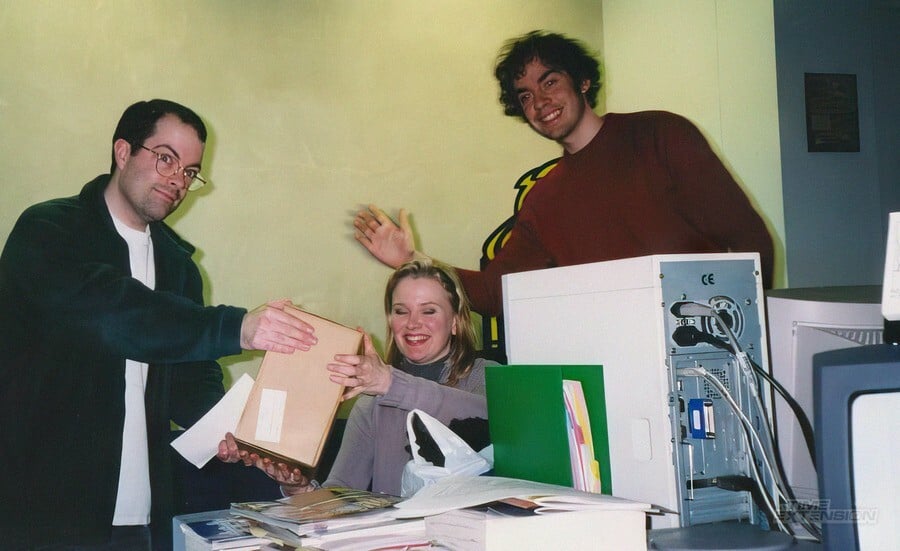 Jester team during Music 2000 development.