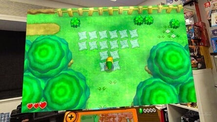 VirtualBoyGo (left) was developed for Quest 2, so it doesn't offer passthrough, but Cirta (right) does – allowing you to see the world around you as you play 3DS