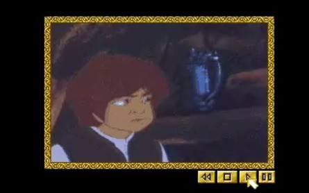 When Interplay released the enhanced CD-ROM version of the game in 1993, it included cutscenes lifted directly from the 1978 animated adaptation of Tolkien's first two Lord of the Rings books