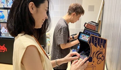 Taito Staff Get Hands-On With Quarter Arcades Elevator Action, Qix And Zoo Keeper Mini-Cabs