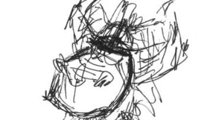 Some of Zembillas's early designs for the character "Pete", who would eventually become Spyro