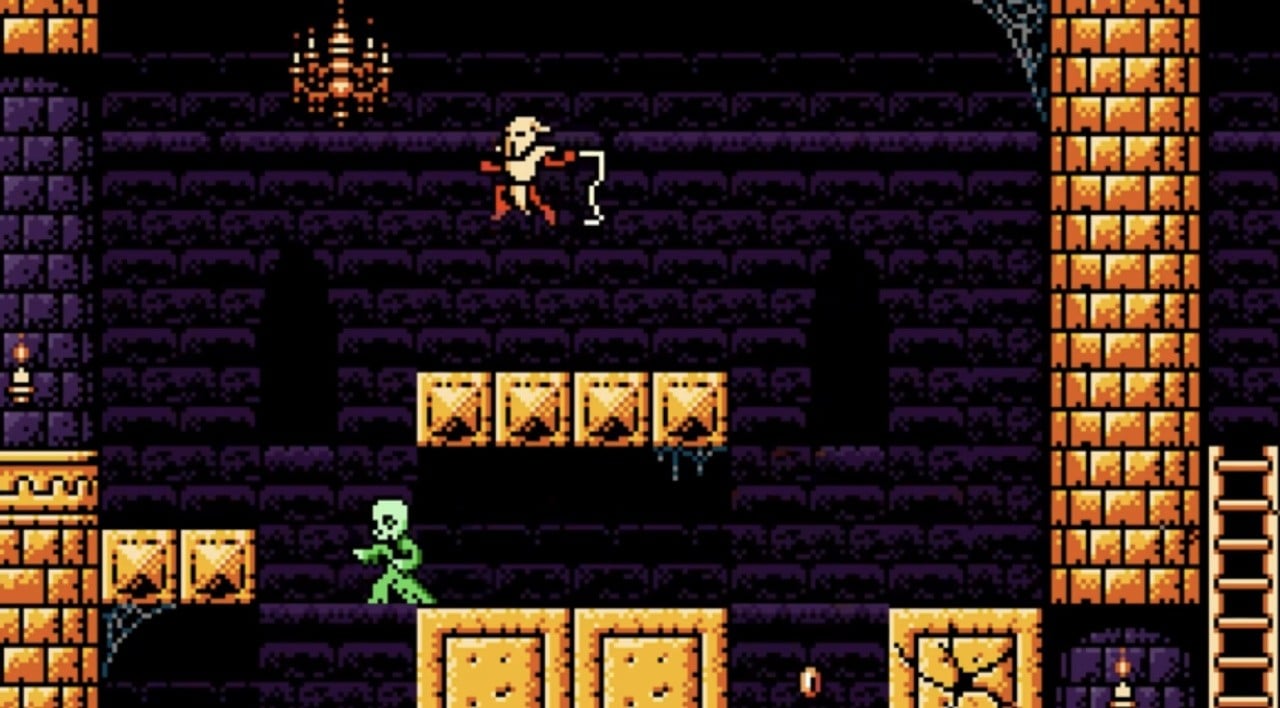 Spine Lasher: Pink Anvil’s 8-Bit Action Platformer Honors NES Classics on Nintendo Switch and PC