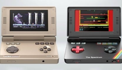 The C64 And ZX Spectrum Are Being Reimagined As Nintendo-Style Clamshell Handhelds