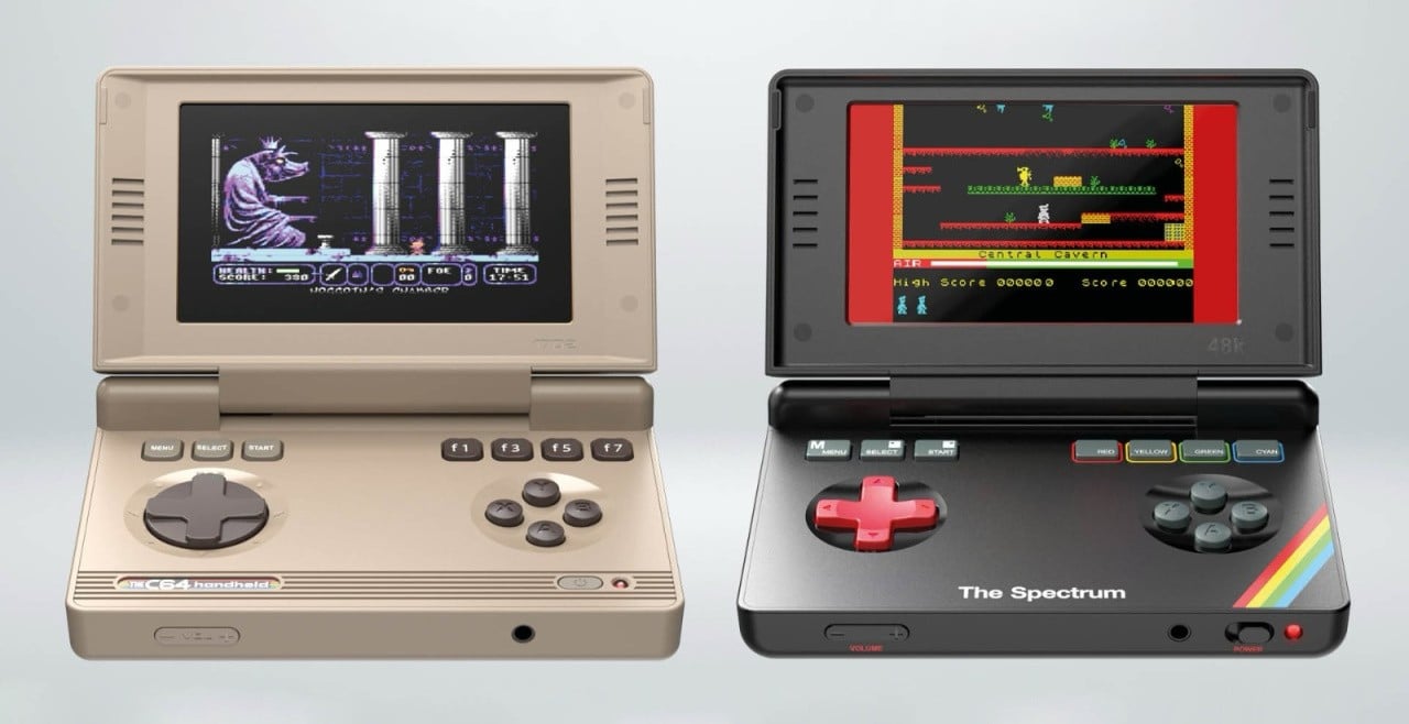 THEC64 Handheld and The Spectrum Handheld: Blaze and Retro Games Ltd Reveal New Clamshell Retro Handhelds - Nintendo News Article