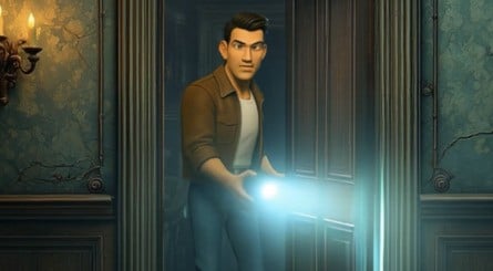 Faces regularly look a little odd (top left), and the character's weapon changes design constantly (bottom left). The core gameplay is insultingly basic (right)