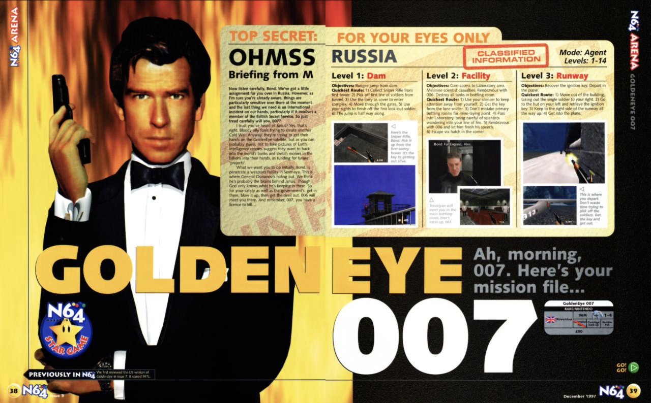 The N64's GoldenEye 007 Hits Switch and Xbox This Week, With Online  Multiplayer - Paste Magazine