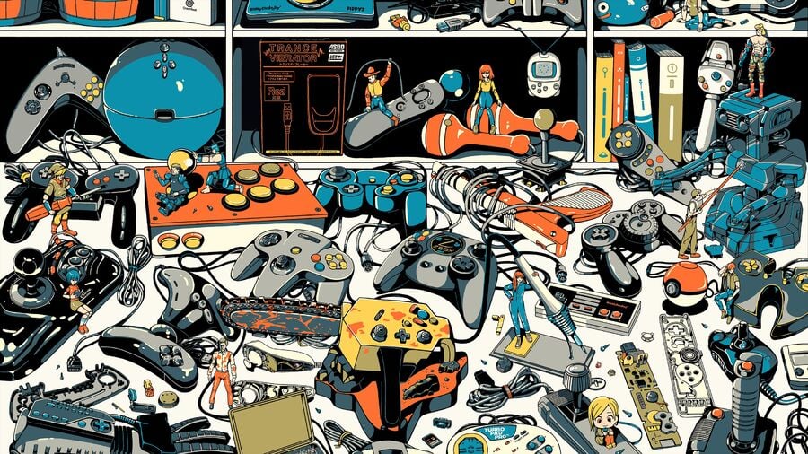 'From Joysticks To Haptics' Offers A Visual History of Video Game Controllers 1