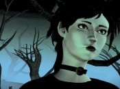 Isometric view of Sam in a dark, claustrophobic environment from Heartworm