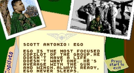 Jungle Strike was released for the Sega Mega Drive / Genesis in 1993, and was also ported to various other platforms, including the Amiga, CD32, SNES, DOS, Nintendo Game Boy and Sega Game Gear