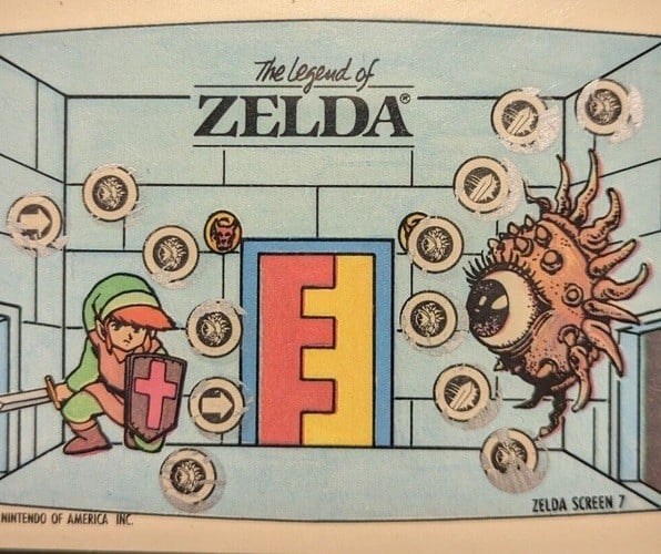 Zelda Topps Cards