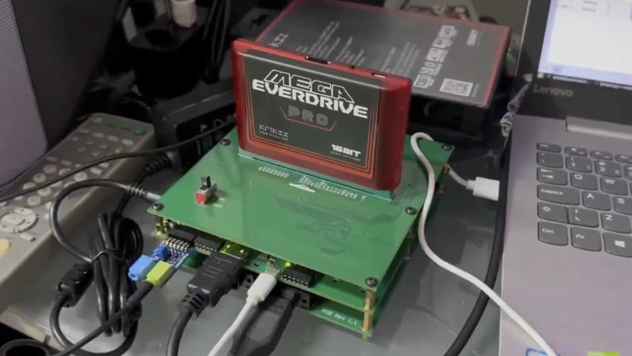 Sega Neptune Prototype Unveiled: GamesCare Showcases FPGA-Based GF1 Neptune in Action