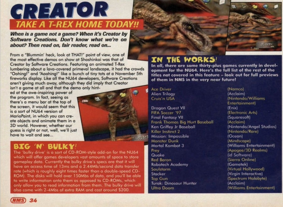 Nintendo Magazine 'Creator'