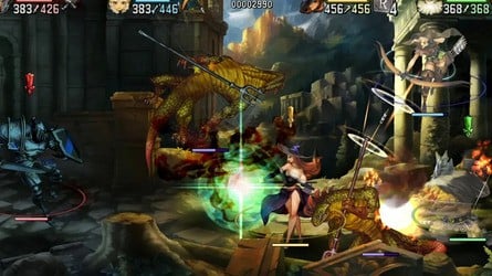 Odin's Sphere (left) and Dragon's Crown (right) are considered to be successors to Princess Crown