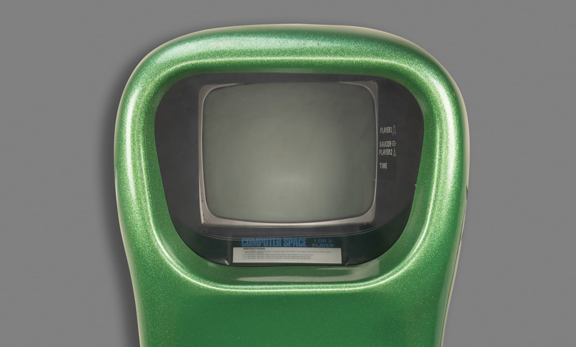 David Perry Computer Space Auction: Rare 1973 Two-Player 'Green Sparkle' Machine Up for Sale - Nintendo News Article