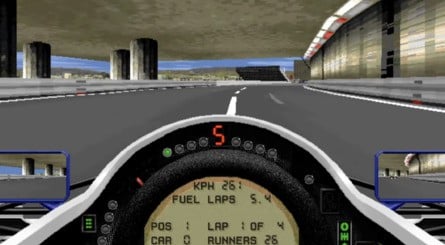 1996's Grand Prix 2 introduced texture-mapping for the first time, as well as SVGA visuals. It is still seen by some fans as the apex of the series, mainly because it made such an incredible visual impact for the time