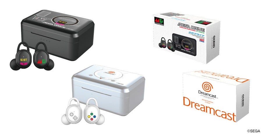 Sega Dreamcast And Mega Drive Wireless Headphones