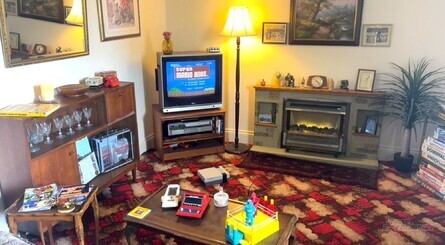 Blast from the Past is a small freeplay arcade located in Halifax's historic Piece Hall. It contains game consoles, as well as arcade and pinball machines. It is also currently home to a Retro Game Museum pop-up shop (top right) selling rare and unusual items