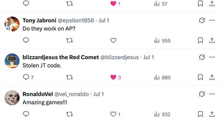 Just a few of the replies I've seen on Twitter relating to the rise of AI-created FPGA cores (click to enlarge)