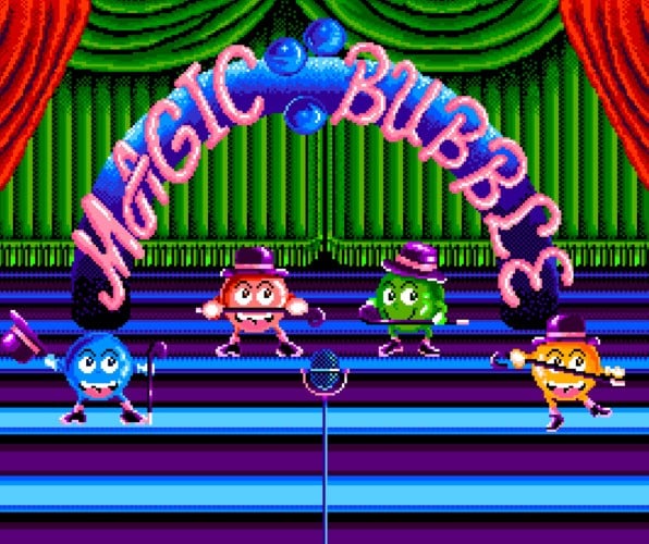 Magic Bubble is from the same company behind the rather scandalous NES game Bubble Bath Babes. It features an extremely similar gameplay loop but is admittedly much more family-friendly