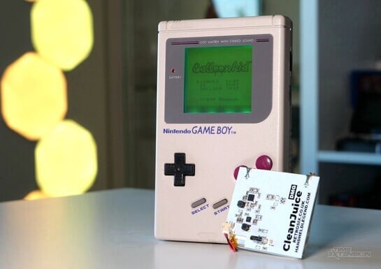 Ready To Ditch Those AA Batteries? Check Out The Amazing 'CleanJuice' Game Boy Mod