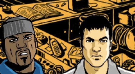 King Courtney (top left), Asuka Kasen (top right), and 8-Ball (bottom right) had all appeared previously in Grand Theft Auto III. Cisco (bottom left), meanwhile, was an entirely new character created for the handheld game.