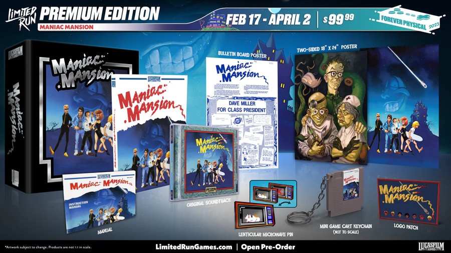 Maniac Mansion NES Premium Edition