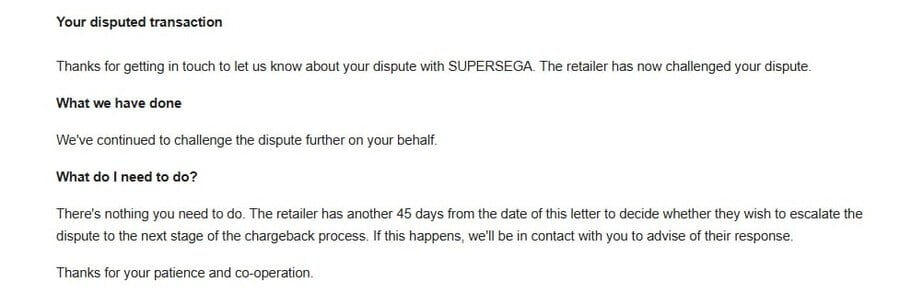 SuperSega Boss Is Now Trying To Block People Getting Refunds 2