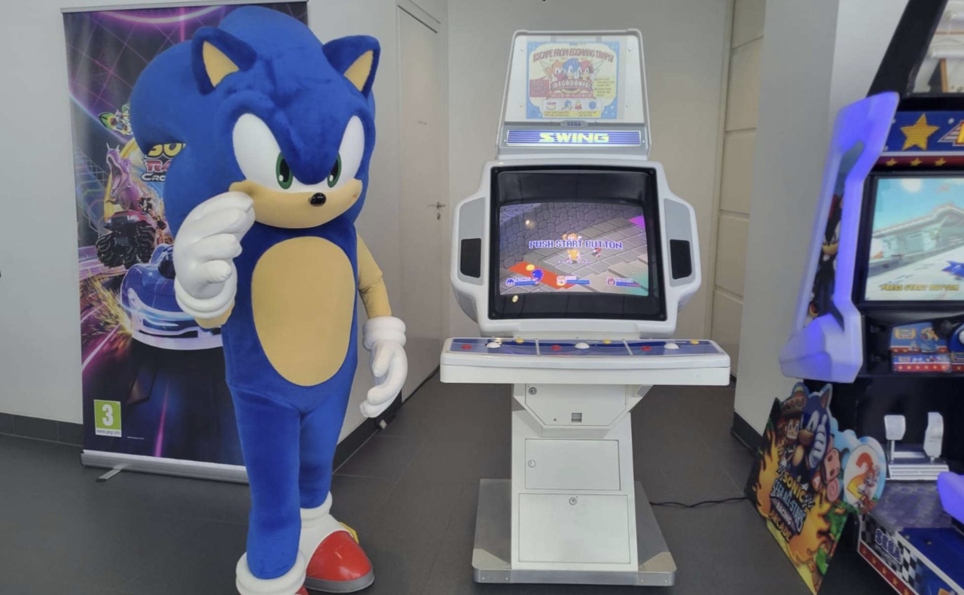 Ultra-Rare SegaSonic the Hedgehog Arcade Cabinet Up for Auction at Ewbank's - Nintendo News Article