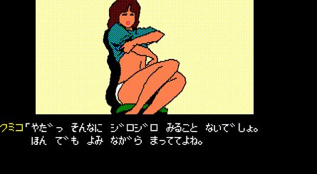 As you can see, as well as featuring some 'mature' content, Karuizawa Yūkai Annai showcases a map screen which would be used in Dragon Quest. It was inspired by the Western-made Ultima series