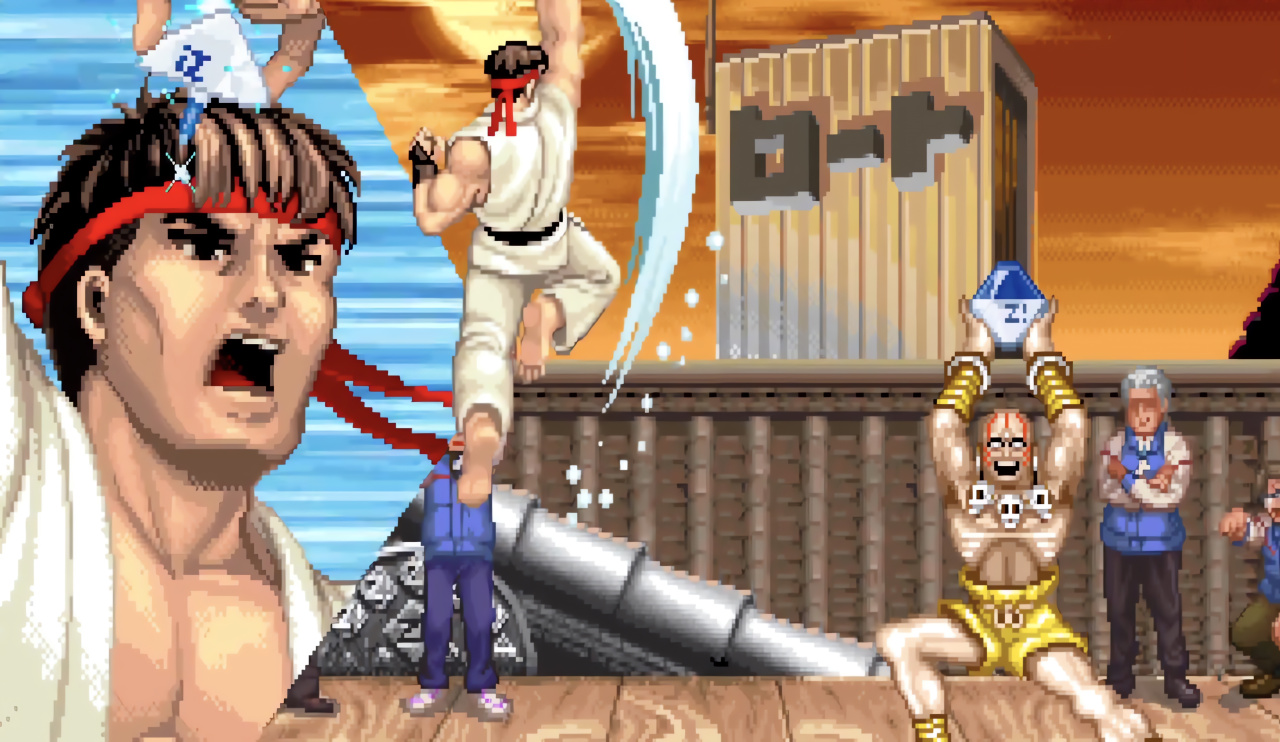 Random: Street Fighter II Used To Advertise Eye Drops In Japan