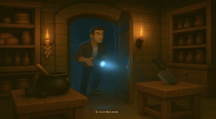 The ever-changing man - expect the faces of characters in Ghost Hunters to change on a scene-to-scene basis