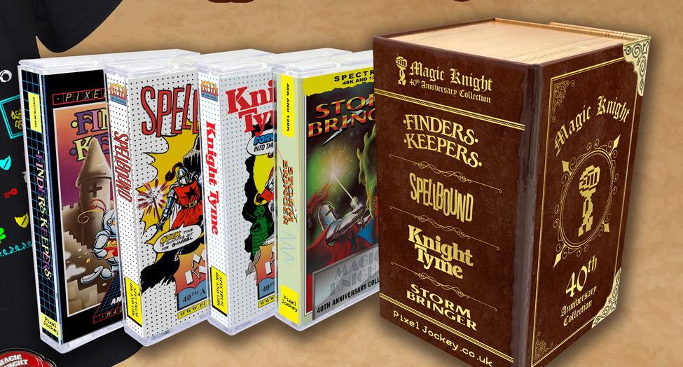Pixel Jockey and David Jones Launch Magic Knight 40th Anniversary Collection on ZX Spectrum Tape