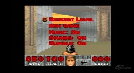 As well as including the entire fourth episode, 2025 DOOM has all of the levels that were cut from the other episodes in the 1995 version, too. There's also a code entry screen which allows you to pick up where you left off and input secret codes, such as a rumble test menu