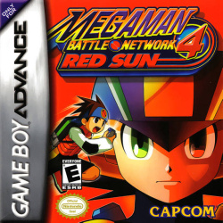 Mega Man Battle Network 4 Red Sun & Blue Moon Cover