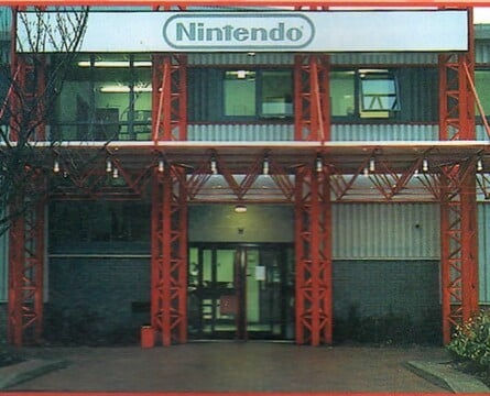 (L-R) The Eastleigh offices of Nintendo in the '90s versus today