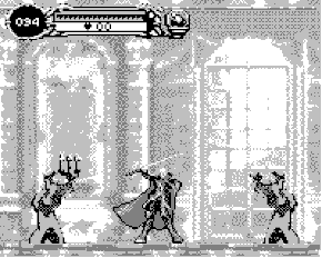 Screens taken from the Castlevania SotN prototype for the Game.com