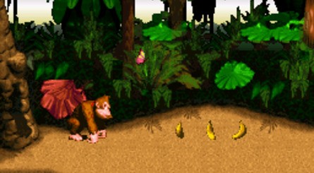 Donkey Kong would see a revival in 1994, with a new Game Boy game and Donkey Kong Country (pictured), a game which restored his status as one of Nintendo's leading characters