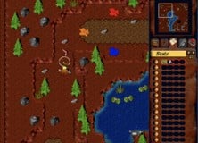 Gruntz featured an easy-to-pick-up point-and-click interface. After clicking on your "Grunt", the left click lets you use items, while the right click controls your movement around the world