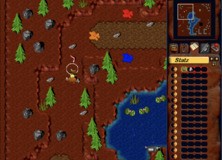Gruntz featured an easy-to-pick-up point-and-click interface. After clicking on your "Grunt", the left click lets you use items, while the right click controls your movement around the world