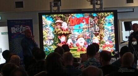 The section of the talk which focused on GenAI projects included Journey to the Emerald City and screens from the upcoming Dizzy game