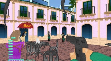 Sega Saturn Just Got A New Miami Vice-Inspired FPS, Vigilant Paradise 4