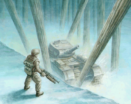 Concept artwork included in the Sega Saturn port of the game