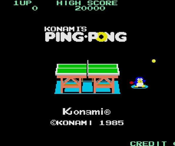 Konami's Ping Pong