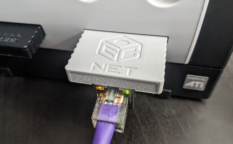 GCNET Is A GameCube Network Adapter That Fits In Your Console's Memory Card Slot 1