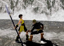 Alltimes was Sony's producer on Exact's Ghost in the Shell adaptation (left) as well as fighting games like Cardinal Syn (top right), Bushido Blade (middle right), and Destrega (bottom right)