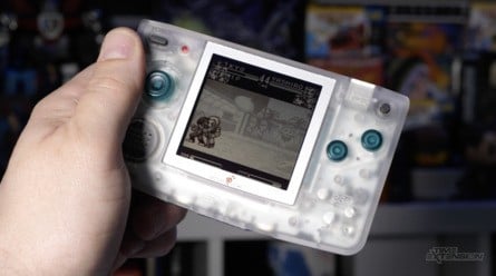 Both the WonderSwan (left) and Neo Geo Pocket launched with monochrome displays, which looked very old-fashioned at the close of the 1990s