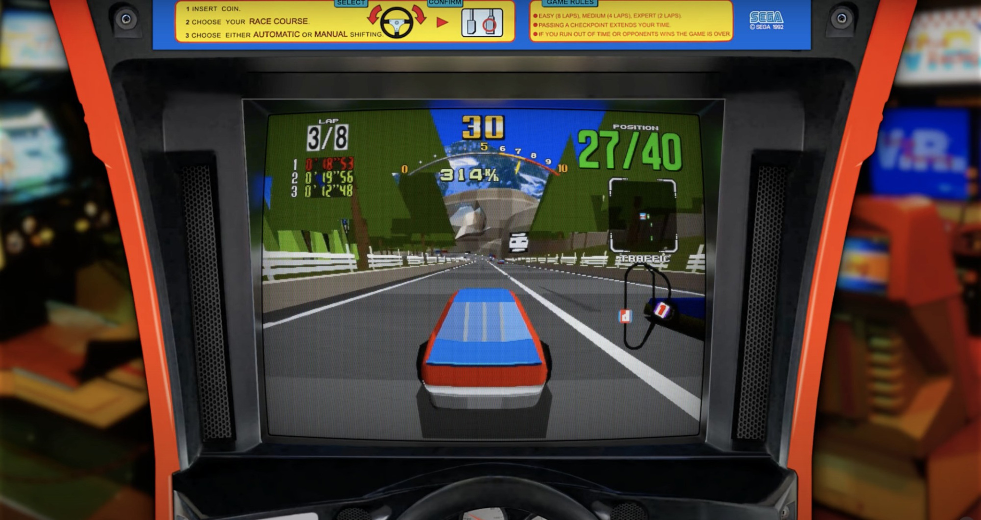 Homebrew Developer Reimagines Daytona USA in Virtua Racing Style: A Retro Sega Tribute