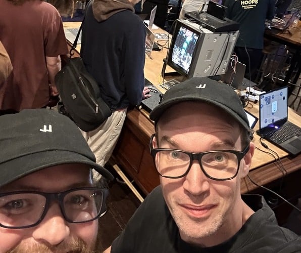 Overserved &amp; Project Neon being demoed at Beer and Pixels, in Sydney